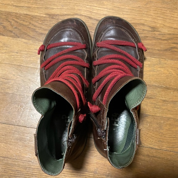Camper brown peu cami side zipper bootie 7.5/38 - Picture 2 of 5
